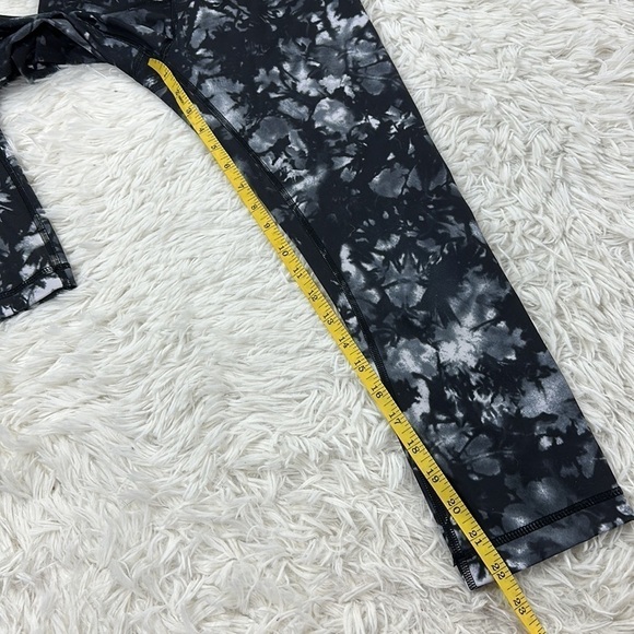 Lululemon Wunder Under Crop (Hi-Rise) Dusk Dye White Black - Picture 7 of 7